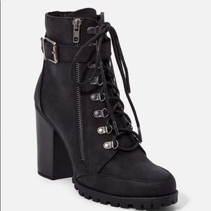 JustFab Lace Up Boots